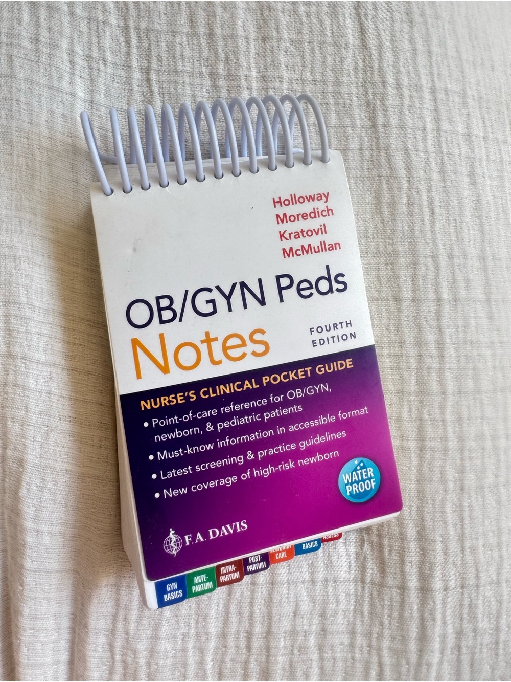 OB/GYN Peds Notes Nurse's Clinical Pocket Guide